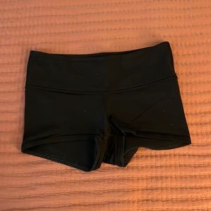 Black Lulu Lemon Spandex with Wide Waste Band